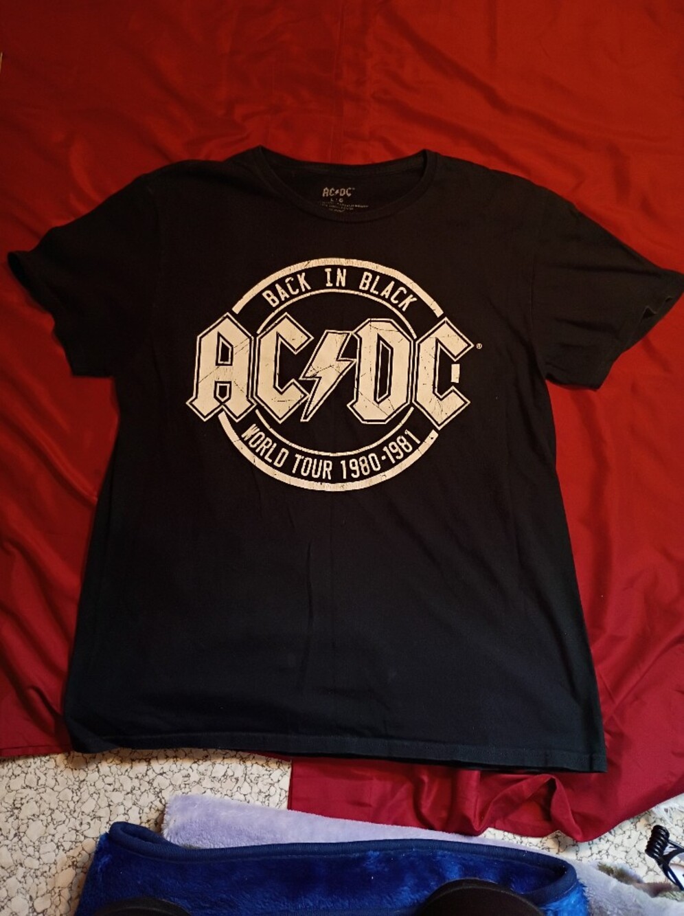 AC/DC Back in Black Graphic Tee - Black